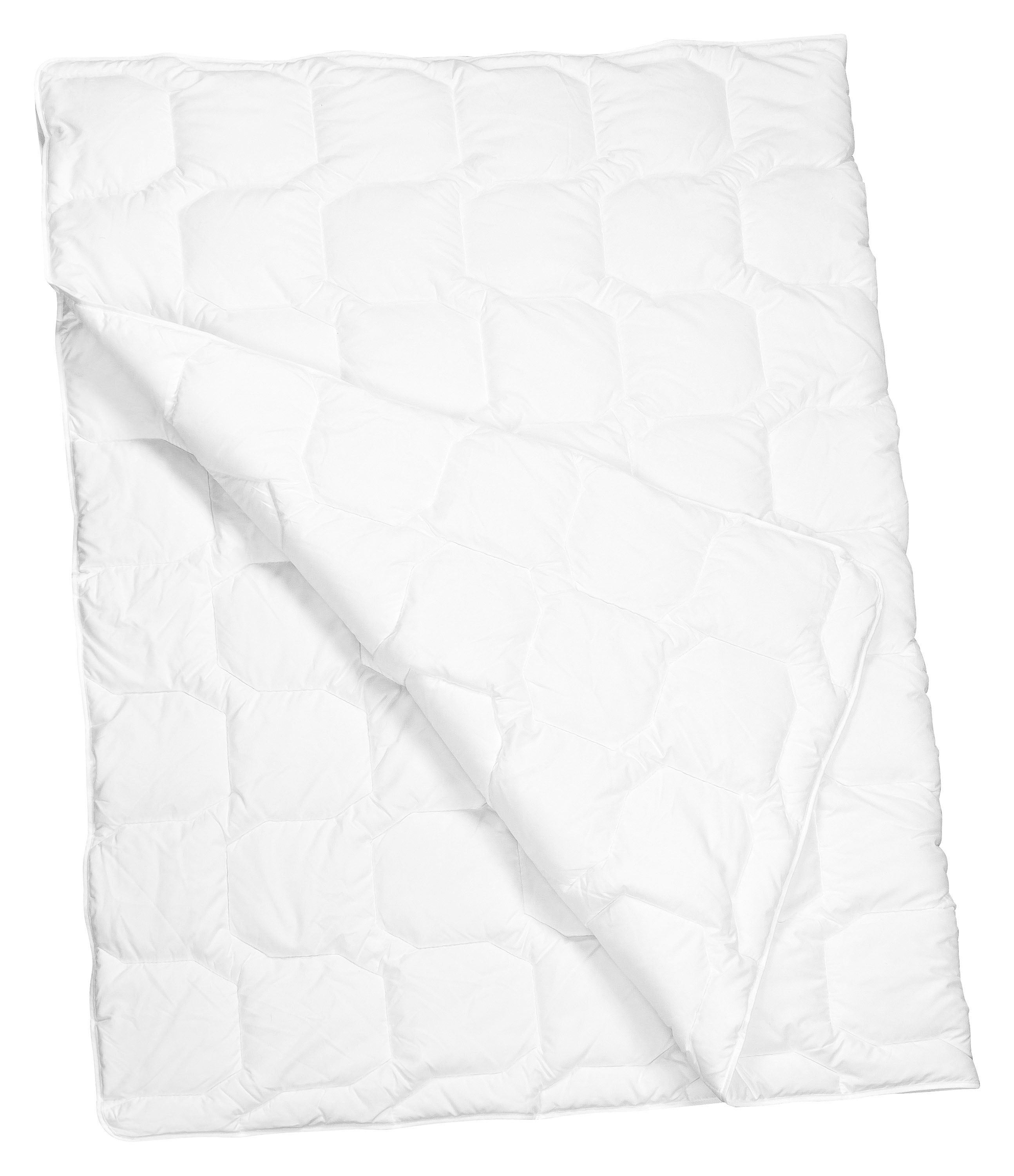 Bettdecke 135x200 cm, 100% Polyester, weiß